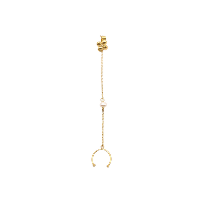 Arete Flower Earcuff - Lumina