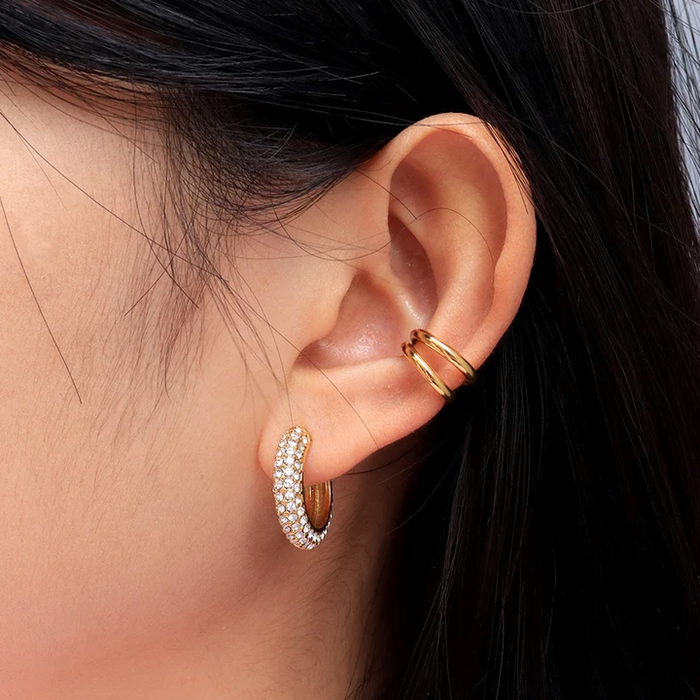 Earcuff Full Diamond - Lumina