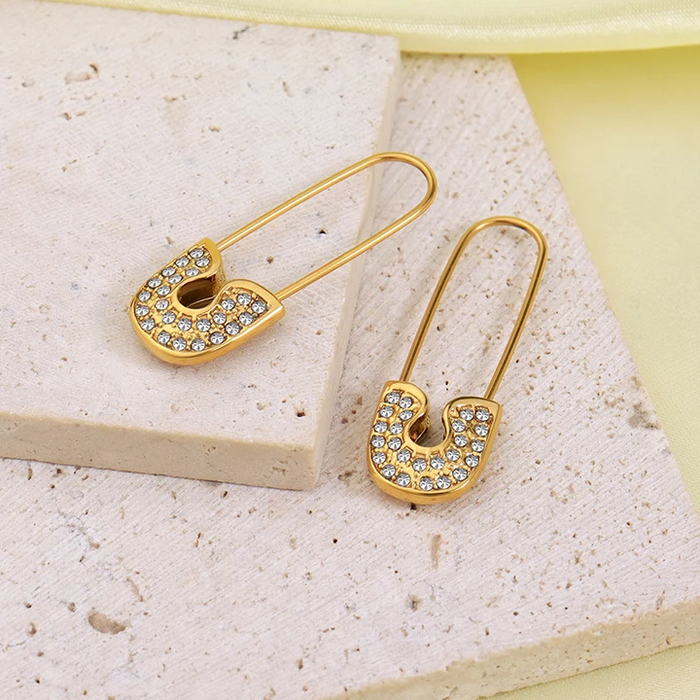 Aretes Pin Diamond - Lumina