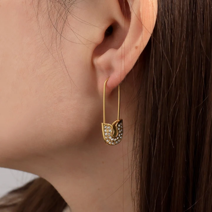 Aretes Pin Diamond - Lumina