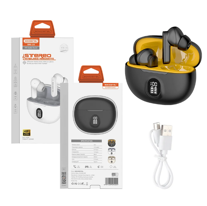 Audífonos Bluetooth SOMOSTEL J35