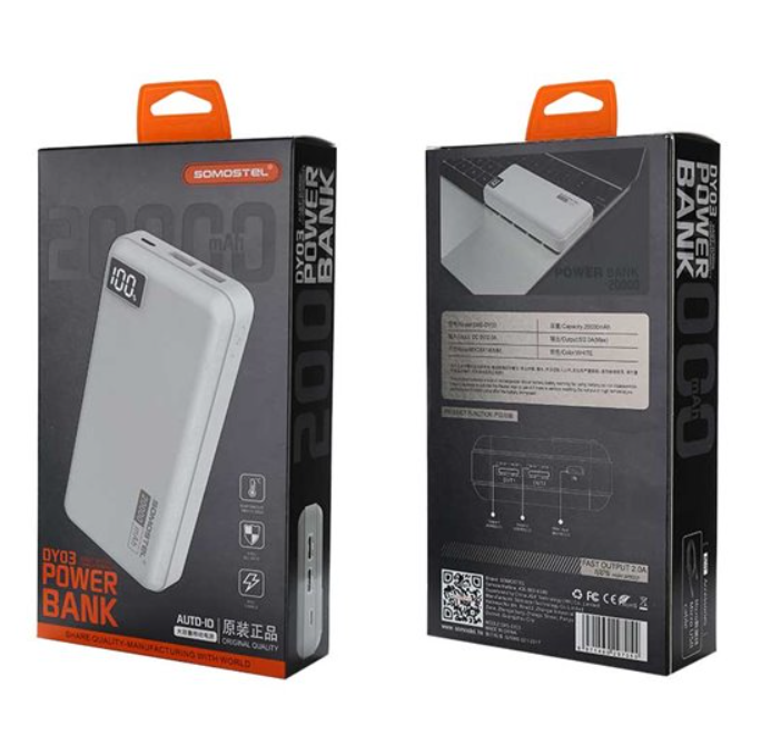 Power Bank SOMOSTEL DY03