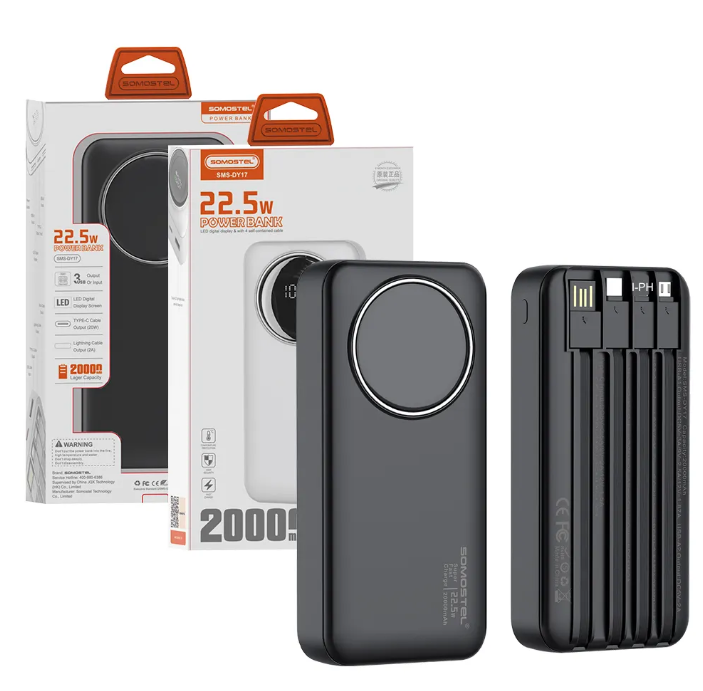 Power Bank SOMOSTEL DY17