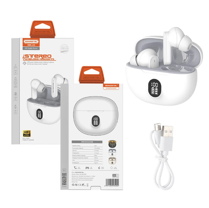 Audífonos Bluetooth SOMOSTEL J35