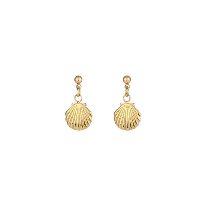 Aretes Shell Charm - Lumina