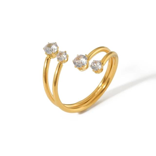 Anillo Four Diamonds - Lumina